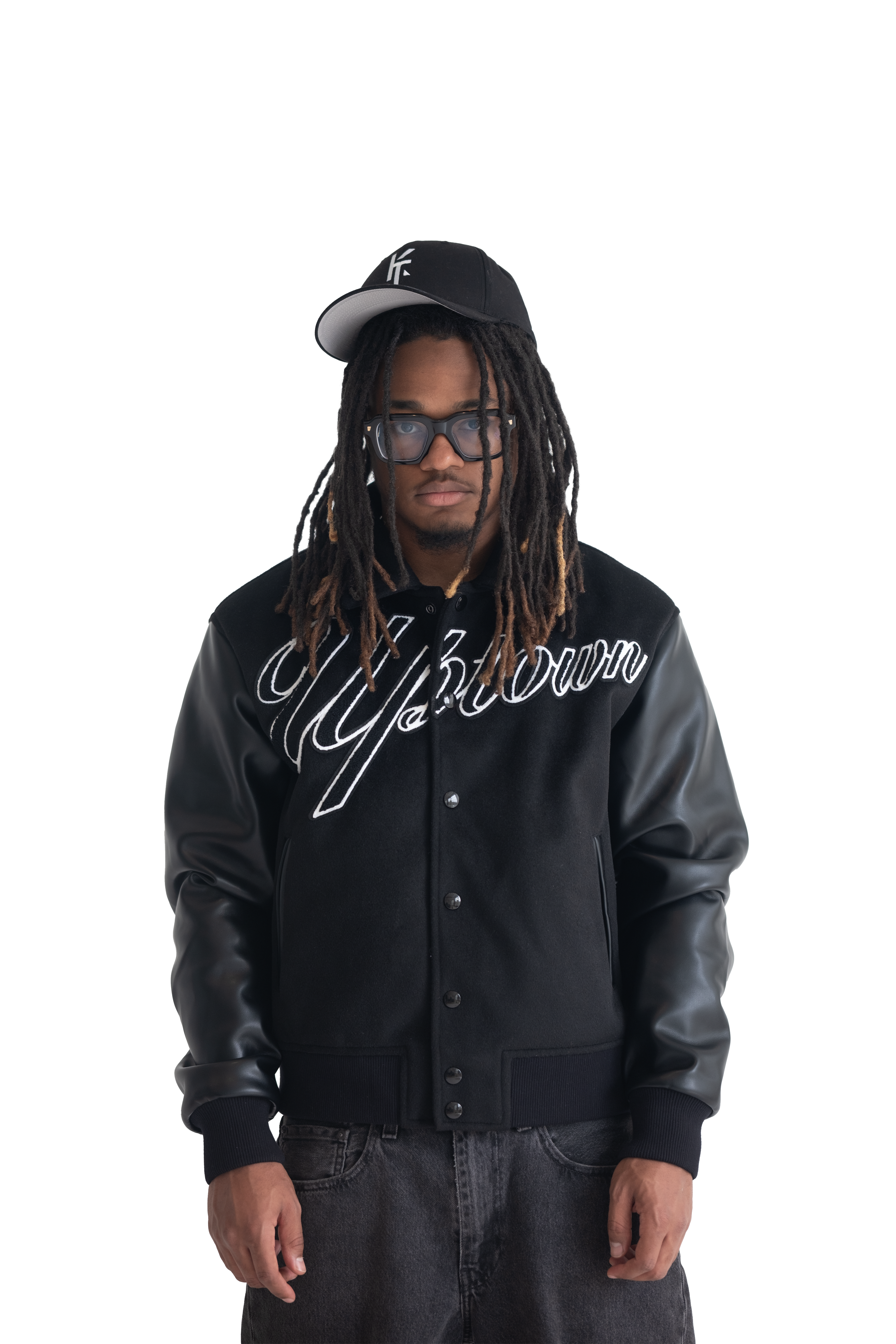 Faith Varsity Jacket (Black)