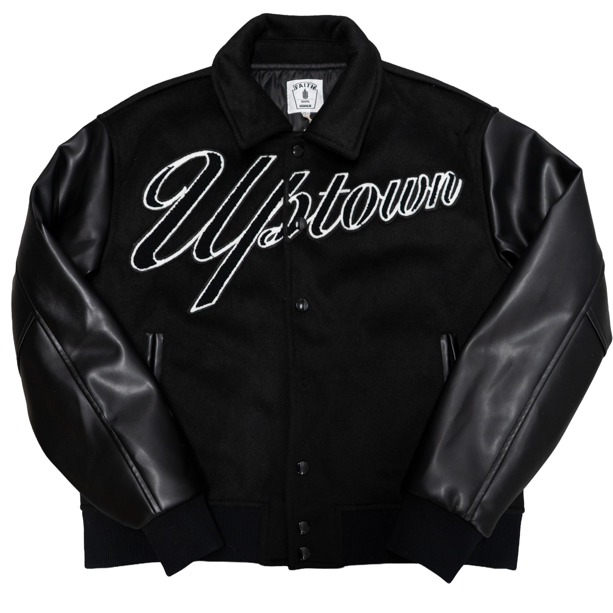Faith Varsity Jacket (Black)
