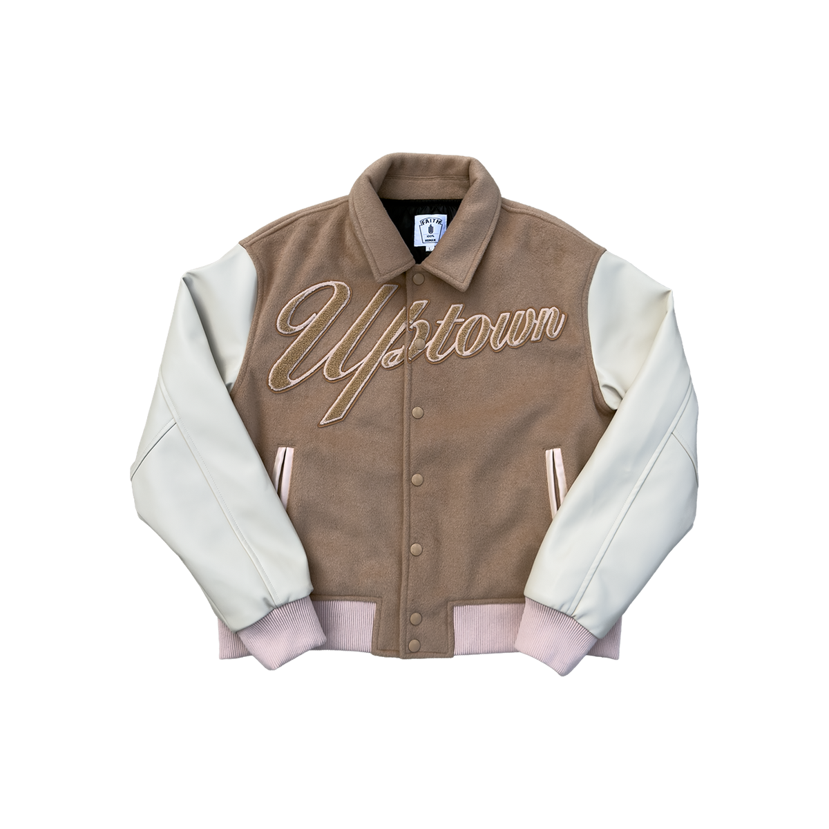 Faith Varsity Jacket (Linen)