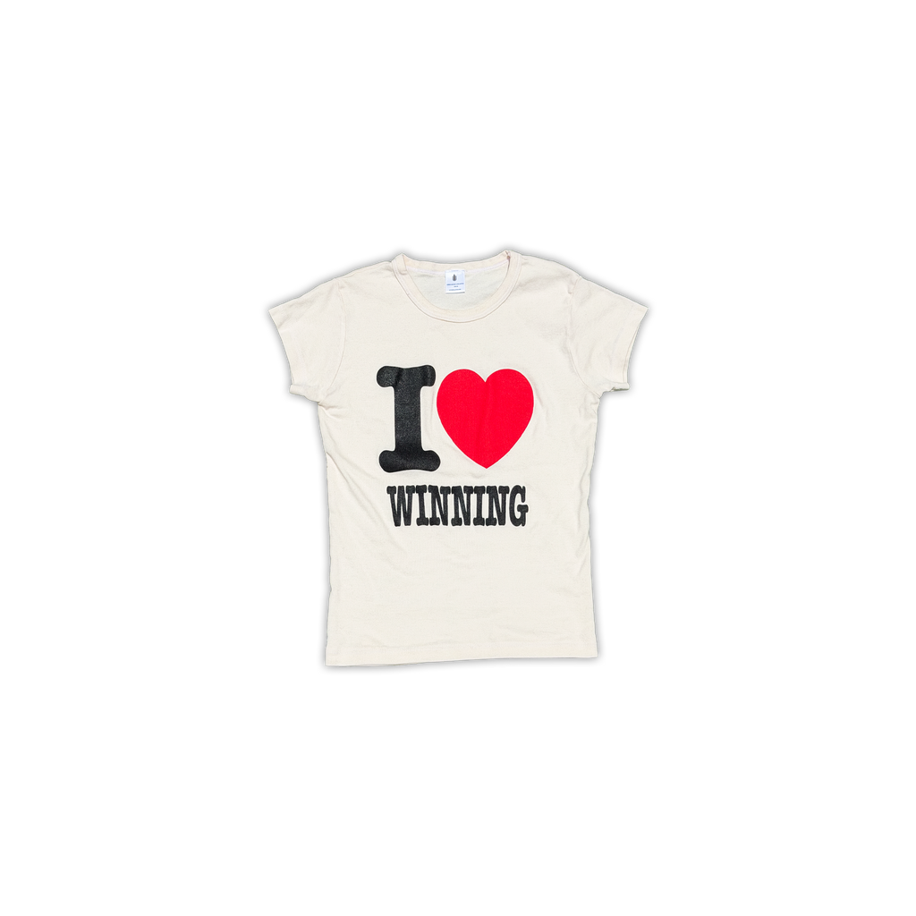 I Love Winning Baby T-Shirt (Cream)