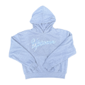Metal Script Pullover Hoodie (Grey)
