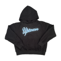 Metal Script Pullover Hoodie (Black)