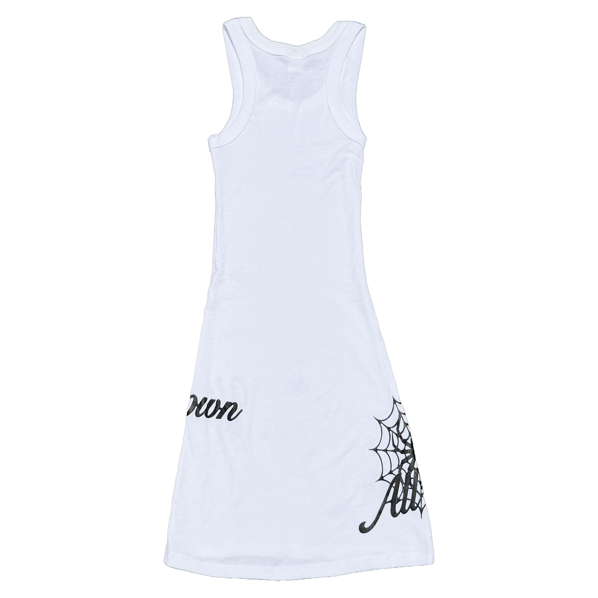Spider Tank Dress (White)