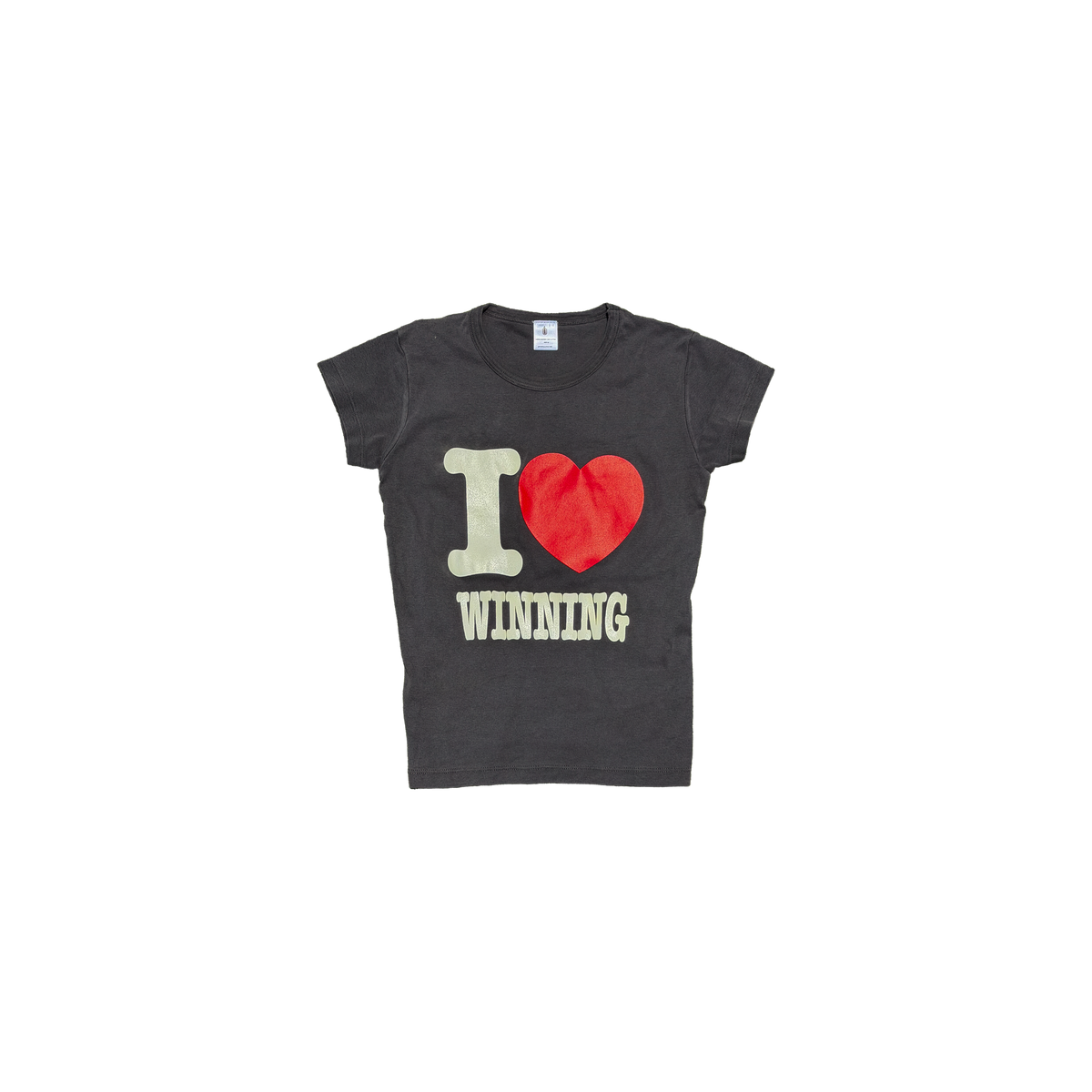 I Love Winning Baby T-Shirt (Black)